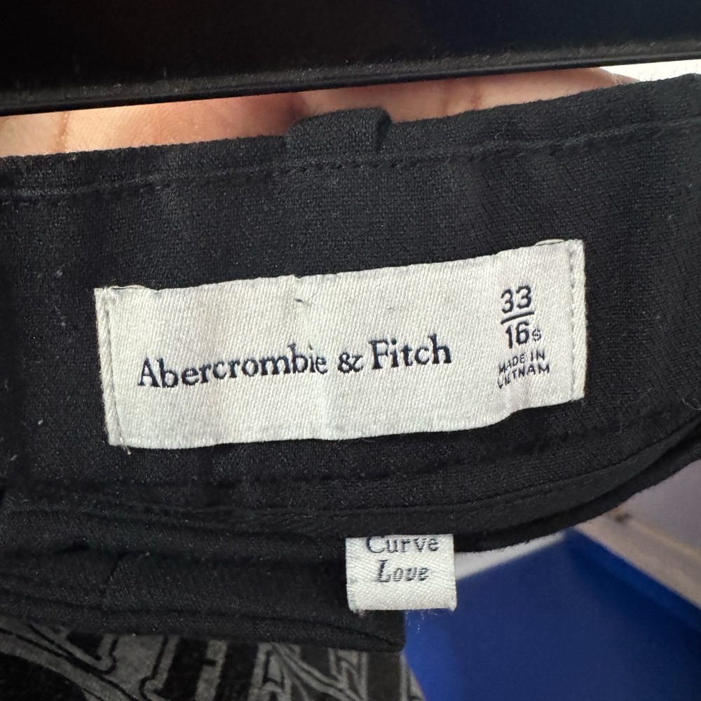 Abercrombie & Fitch Curve Love Tailored Wide Leg Pants